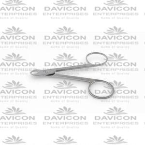 White Toe Nail Scissors