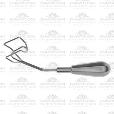 Atrial Valve Retractor stainless steel cardiothoracic surgical retractor for atrial valve repair and heart valve surgery by Davicon Surgical