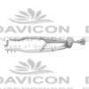 Stevenson Lacrimal Sac Retractor - Curved Teeth