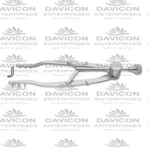 Stevenson Lacrimal Sac Retractor - Curved Teeth