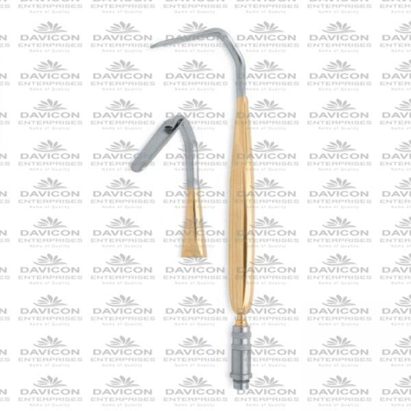 Aufricht Fiberoptic Retractor 45mm Blade 16cm