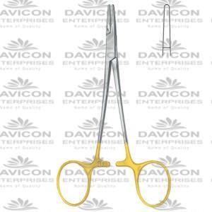 Halsey NEEDLE HOLDER, Smooth, T.c / Standard, Serrated Jaws