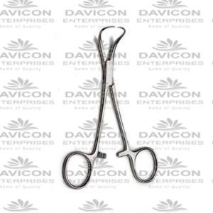 Backhaus Towel Forcep 13cm Straight