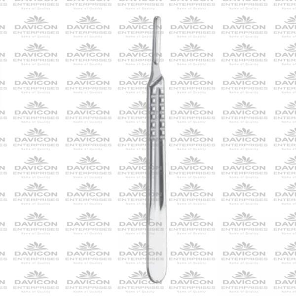 Surgical Scalpel Handle No 4, Stainless Steel - Scalpel Handle No. 4