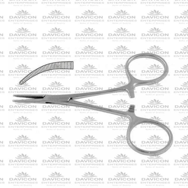 Micro Mosquito Forcep 10cm Curved