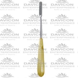 Flat Diamond Coated Peet-Cottle Nasal raspatories