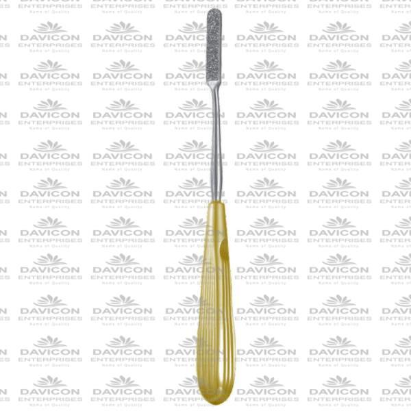 Flat Diamond Coated Peet-Cottle Nasal raspatories