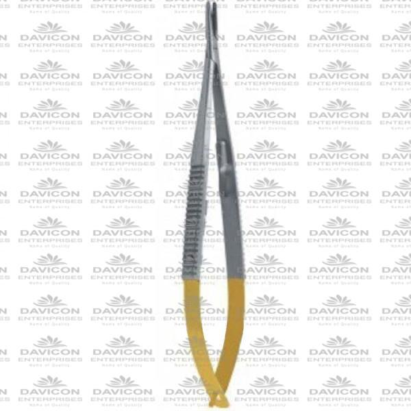 Castroviejo Needle Holder With & Without Lock, Straight, Curved, T.c / Standard