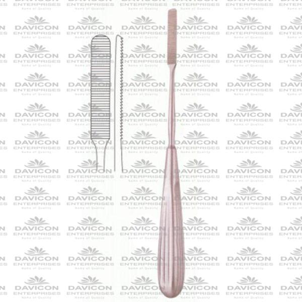 Straight Reverse Cut Barsky Nasal raspatories, 6-3/4" (171mm) length, 8.5mm Wide