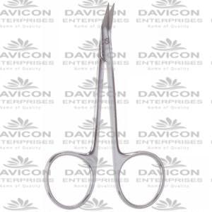 Gunter, Nasal Double-Beveled Scissors, 4- (10 cm), Angled