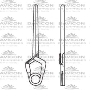 Aneurysm Vessel-Clips,x=15.0mm,y=9.2mm,gms=90