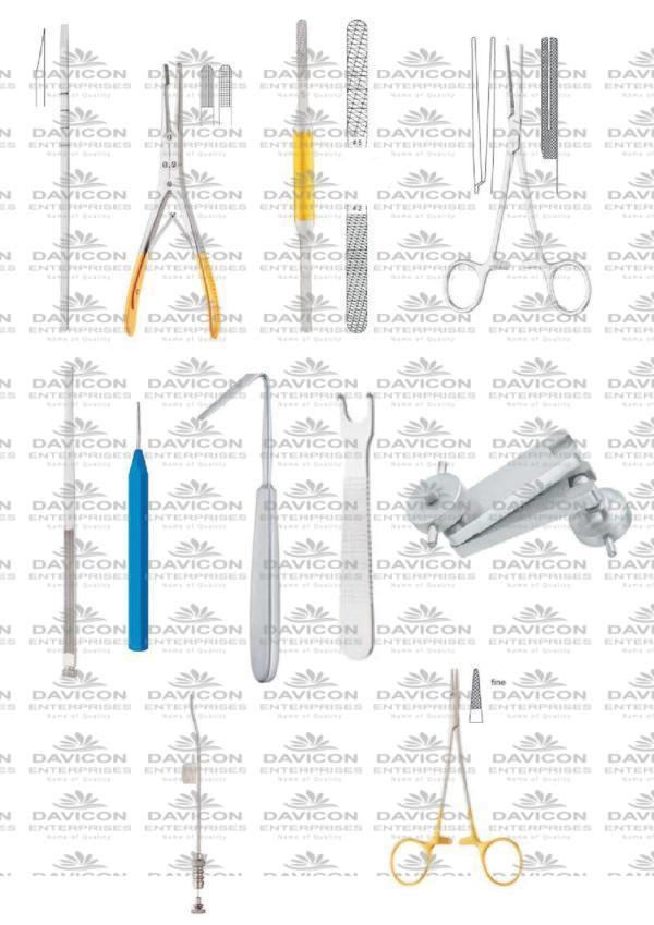 GUBISCH RHINOPLASTY INSTRUMENTS SET