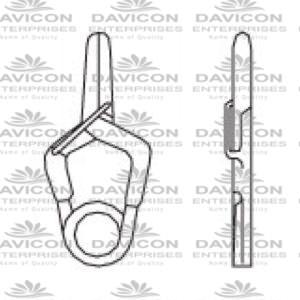 Yasargil Mini Aneurysm Vessel-Clips,x=3.0mm,y=3.3mm,gms=110