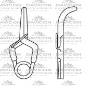 Yasargil Mini Aneurysm Vessel-Clips,x=4.0mm,y=3.5mm,gms=110