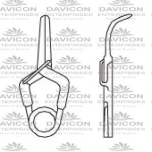 Yasargil Mini Aneurysm Vessel-Clips,x=4.0mm,y=3.6mm,gms=110