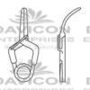 Yasargil Mini Aneurysm Vessel-Clips,x=4.0mm,y=3.8mm,gms=110