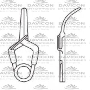 Yasargil Mini Aneurysm Vessel-Clips,x=4.0mm,y=3.8mm,gms=110