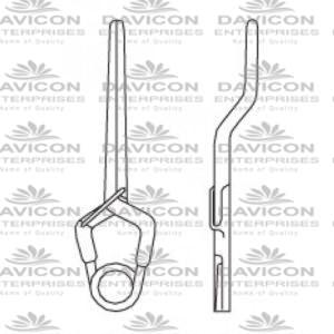 Yasargil Mini Aneurysm Vessel-Clips,x=4.0mm,y=7.0mm,gms=130