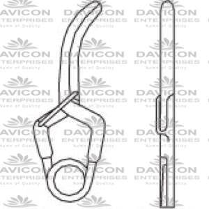 Yasargil Mini Aneurysm Vessel-Clips,x=6.0mm,y=6.0mm,gms=130