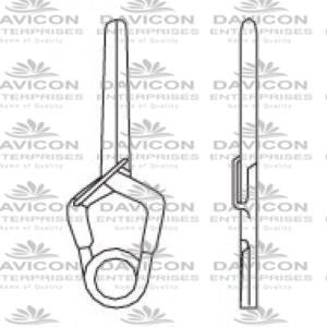 Yasargil Mini Aneurysm Vessel-Clips,x=7.0mm,y=4.6mm,gms=110