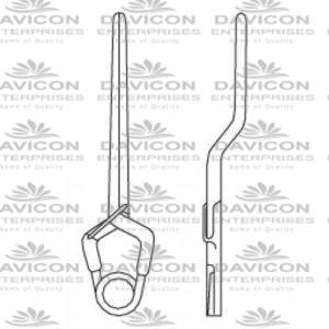 Yasargil Mini Aneurysm Vessel-Clips,x=7.0mm,y=5.7mm,gms=130