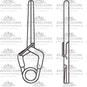 Yasargil Standard Aneurysm Vessel-Clips,x=11.0mm,y=7.8mm,gms=180