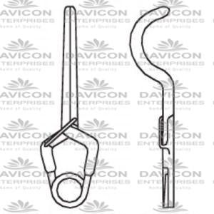 Yasargil Standard Aneurysm Vessel-Clips,x=11.0mm,y=8.2mm,gms=200