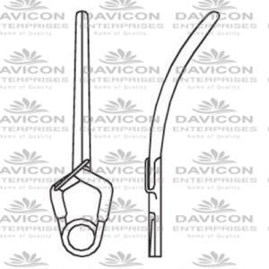 Yasargil Standard Aneurysm Vessel-Clips,x=15.0mm,y=8.7mm,gms=200