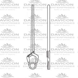 Yasargil Standard Aneurysm Vessel-Clips,x=25.0mm,y=13.3mm,gms=200