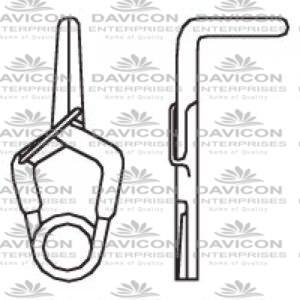 Yasargil Standard Aneurysm Vessel-Clips,x=5.0mm,y=5.6mm,gms=200