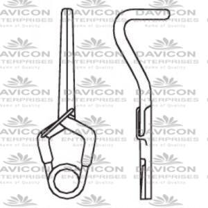 Yasargil Standard Aneurysm Vessel-Clips,x=5.0mm,y=7.2mm,gms=200