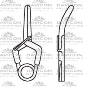 Yasargil Standard Aneurysm Vessel-Clips,x=7.0mm,y=6.0mm,gms=150