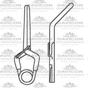 Yasargil Standard Aneurysm Vessel-Clips,x=7.0mm,y=6.5mm,gms=200