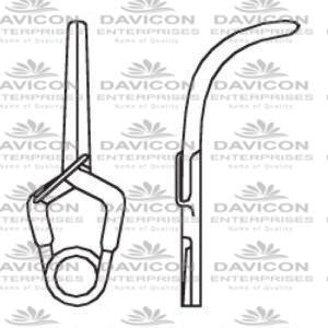 Yasargil Standard Aneurysm Vessel-Clips,x=9.0mm,y=6.1mm,gms=180