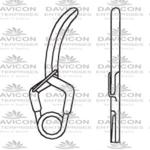 Yasargil Standard Aneurysm Vessel-Clips,x=9.0mm,y=7.0mm,gms=200