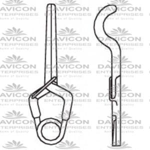 Yasargil Standard Aneurysm Vessel-Clips,x=9.0mm,y=7.2mm,gms=200