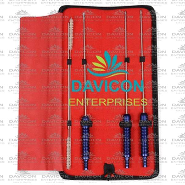 FIXED HANDLE LIPOSUCTION CANNULA SET