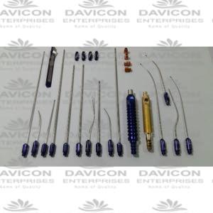 Full Body Fat Reshaping Luer Lock Cannula Set