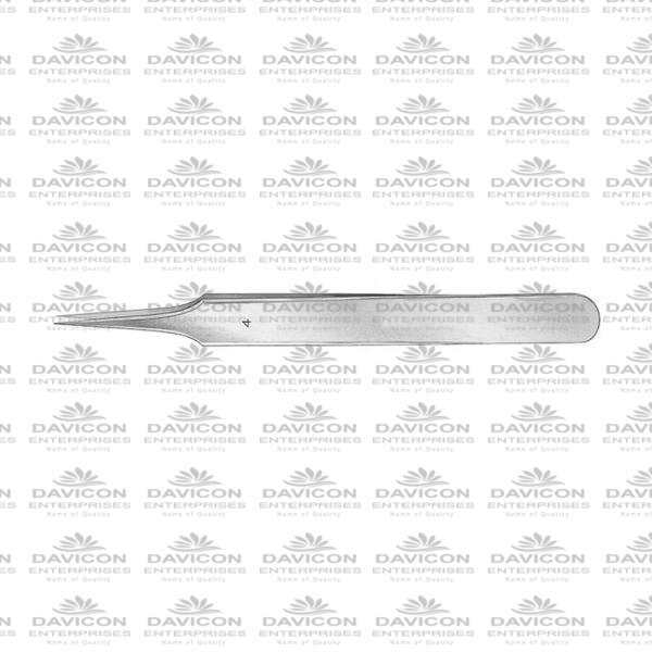 Jewelers Forceps #4 Straight 11cm