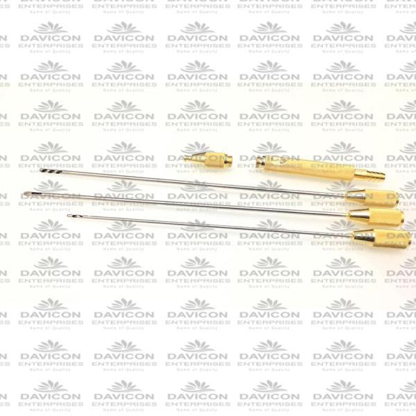 Liposuction Cannulas Set Breast Injection Body Cosmetic Surgery Set