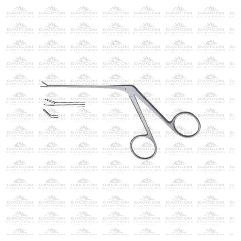 Micro Alligator Ear Forceps Serrated Right Curved - Stainless Steel ...
