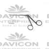 Micro Ear Forceps Black Coated Serrated Jaw 4mm - Hartman Micro Alligators Forceps