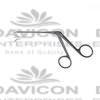 Micro Ear Forceps Left, Serrated Black Coated