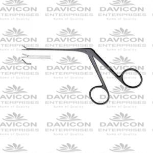 Micro Ear Forceps Right, Serrated Black Coated