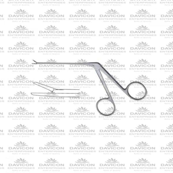 Micro Ear Forceps Stainless Steel Smooth jaw 4mm - Hartman Micro Alligator Forceps