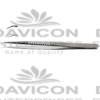 Micro Forceps 13.5cm 0.3mm Tip Angled