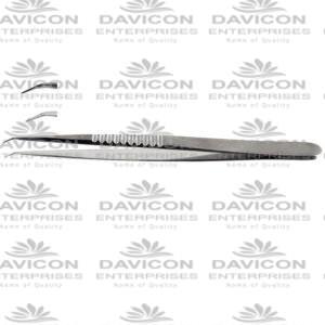 Micro Forceps 13.5cm 0.3mm Tip Angled