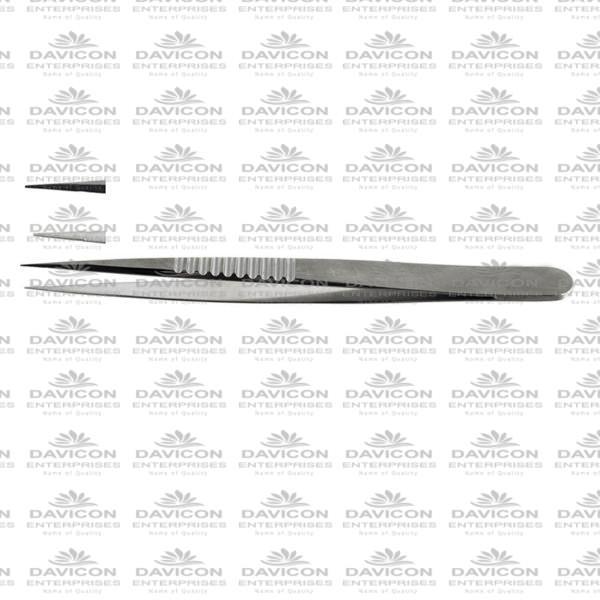 Micro Forceps 13.5cm 0.3mm Tying Platform Straight