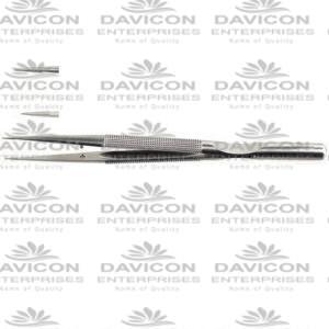 Micro Forceps 15cm 0.3mm Round Handle Straight