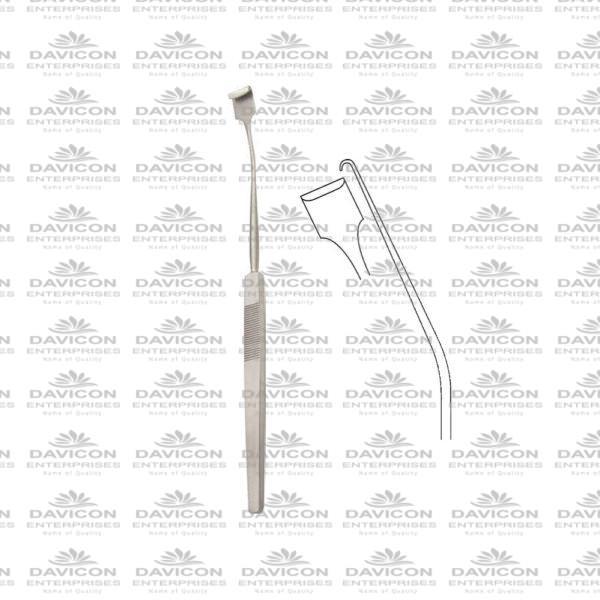 NAGER Velum Hook Laryngeal Polypus & Tampon Forceps 19 cm/17½” 13.5 mm